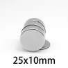 N35 - magnes neodymowy - mocna tarcza - 25mm * 10mmN35