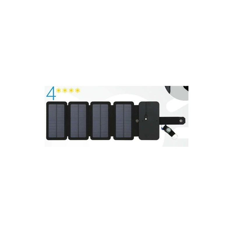 Solarna ładowarka do telefonu - USB - 10W - 4 / 5 paneli słonecznychPaneli słonecznych