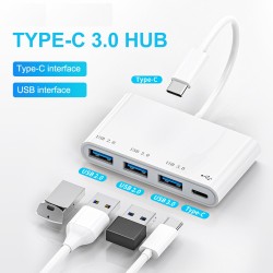4-ports HUB - type-C / USB - splitter - OTG adapter - USB 3.0Huby