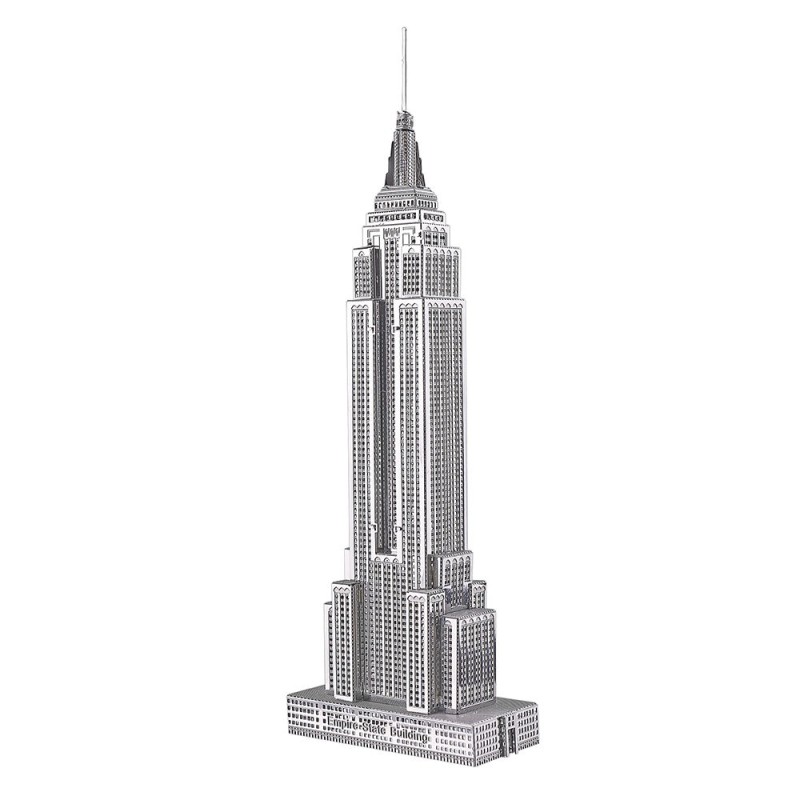 Metalowe puzzle - zestaw konstrukcyjny - Empire State BuildingMetalowe