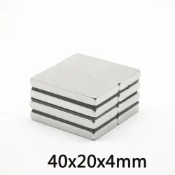 N35 - magnes neodymowy - mocny blok - 40mm * 20mm * 4mmN35