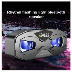 Głośnik Bluetooth - mocny bas - Radio FM - karta TF - LED - z wyświetlaczemBluetooth Głośniki