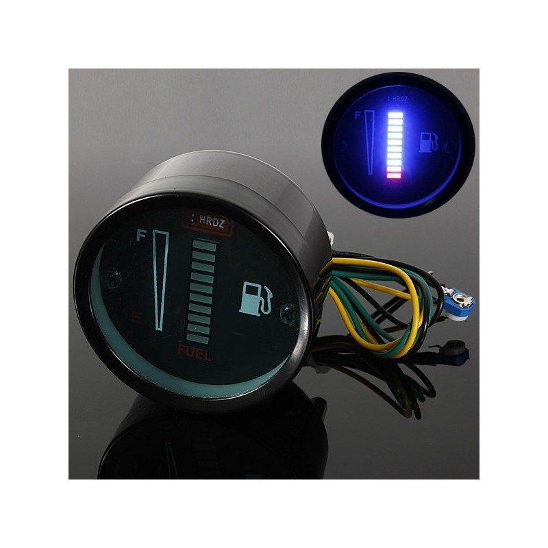 10 LED 12V - motorcycle / car gauge fuel level sensor - aluminum alloyInterior parts