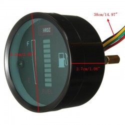 10 LED 12V - motorcycle / car gauge fuel level sensor - aluminum alloyInterior parts