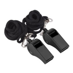 Sport referee whistle - with lanyard - aluminum alloyBaseball