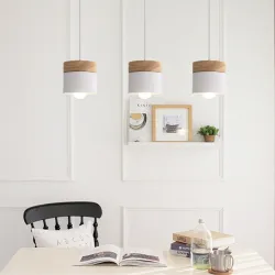 Lampa sufitowa w stylu nordyckim - LED - E27Światła sufitowe