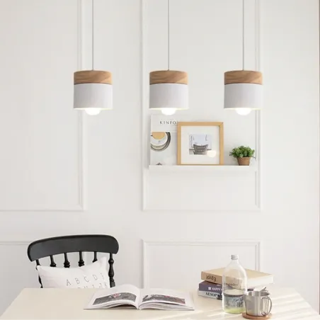 Lampa sufitowa w stylu nordyckim - LED - E27Światła sufitowe