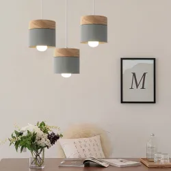 Lampa sufitowa w stylu nordyckim - LED - E27Światła sufitowe
