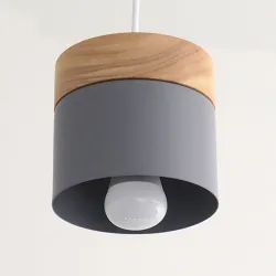 Lampa sufitowa w stylu nordyckim - LED - E27Światła sufitowe