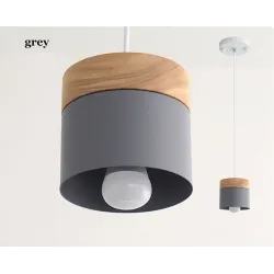 Lampa sufitowa w stylu nordyckim - LED - E27Światła sufitowe
