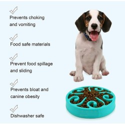 Miska do karmienia psa - wolno karmiąca - nietoksyczna - antypoślizgowaOpieka