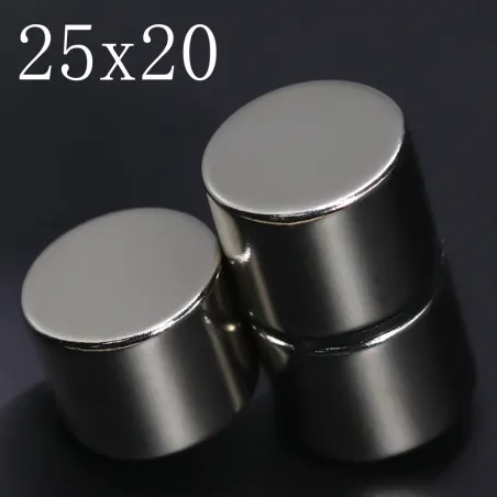 N35 - magnes neodymowy - mocny dysk - 25mm * 20mmN35