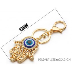Lucky Fatima hand - crystal keychainKeyrings