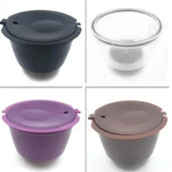 Plastikowe kapsułki do kawy - wielokrotnego napełniania - do Dolce Gusto - 3 sztukiKawa
