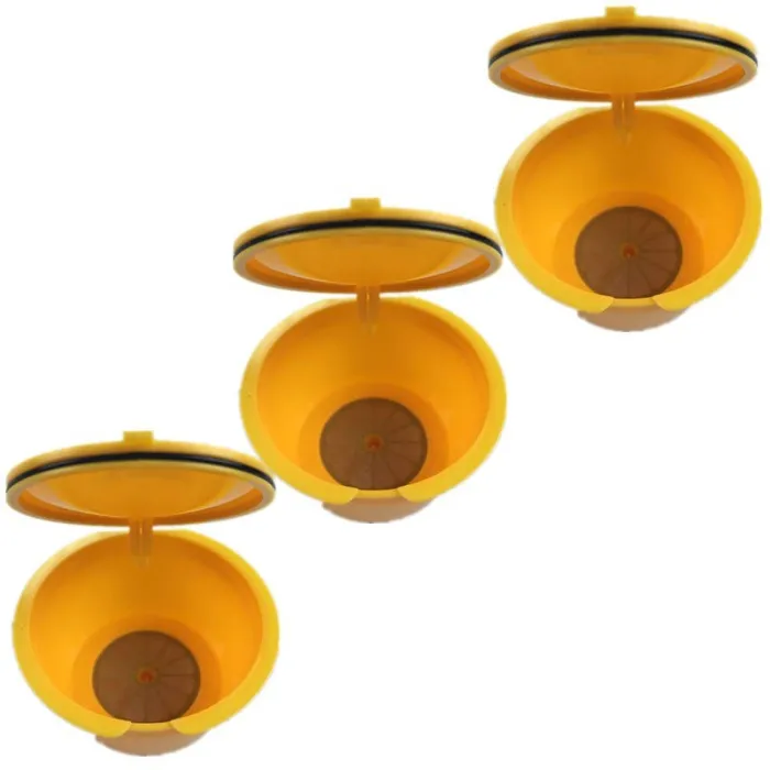 Plastikowe kapsułki do kawy - wielokrotnego napełniania - do Dolce Gusto - 3 sztukiKawa