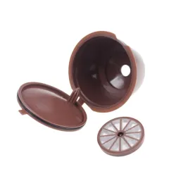 Plastikowe kapsułki do kawy - wielokrotnego napełniania - do Dolce Gusto - 3 sztukiKawa