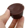 Plastikowe kapsułki do kawy - wielokrotnego napełniania - do Dolce Gusto - 3 sztukiKawa