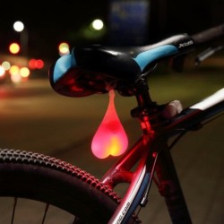 Tylne światło rowerowe - LED - wodoodporne - w kształcie sercaŚwiatła