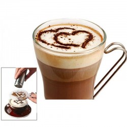 Szablony do kawy - cappuccino - latte - wzorniki - 16 sztukKawa