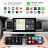 Radio samochodowe - 2 Din - 9 cali - Android 10 - 4 GB - 64 GB - Bluetooth - GPS - carplay - dla Volkswagen Golf 5 6 PassatDin 2