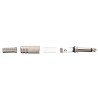 1/4" Mono audio jack metal - 6.35mm - 75 * 15mm - 10 piecesPlugs