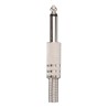 1/4" Mono audio jack metal - 6.35mm - 75 * 15mm - 10 piecesPlugs