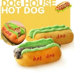 Ciepłe legowisko dla psa / kota - miękka poduszka - hot-dogŁóżka & maty