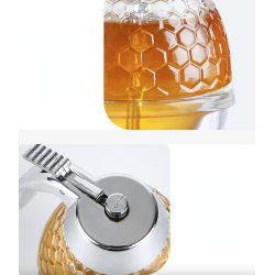 Honey dispenser - transparent jarKitchen