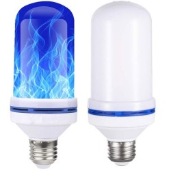 Lampa LED z płomieniem - z czujnikiem grawitacyjnym - 4 tryby - E27 - 5WE27