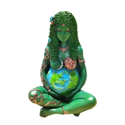 Żywiczna figurka matki ziemiPosągi & Rzeźby