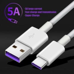 Kabel szybkiego ładowania - USB typu C - 5AKable