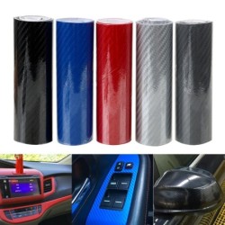 Carbon fiber vinyl film - high glossy - car / motorcycle sticker - 10cm * 152cmStickers