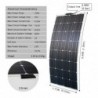Zestaw panelu słonecznego - elastyczny - 100W / 200W / 300W - 12V / 24V - ze złączem PV - moduł ładowarki bateriiPaneli słone...