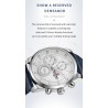 NAVIFORCE - fashionable Quartz watch - leather strap - waterproof - blackWatches
