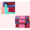 Leather backpack - with rivets - colorful rainbow colorsBackpacks