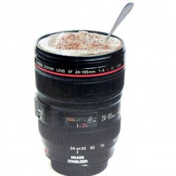 Plastic coffee mug - camera lens design - 420 mlDrinkware