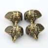 Decorative protection legs for furniture - antique elephant - vintage bronze - 8 piecesFurniture