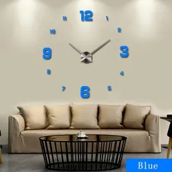 3D wall clock - acrylic DIY sticker - mirror effectWall stickers