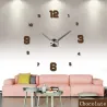 3D wall clock - acrylic DIY sticker - mirror effectWall stickers