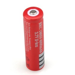 Bateria litowo-jonowy 18650 - ładowalna - 3,7 V - 4000 mAhBaterii