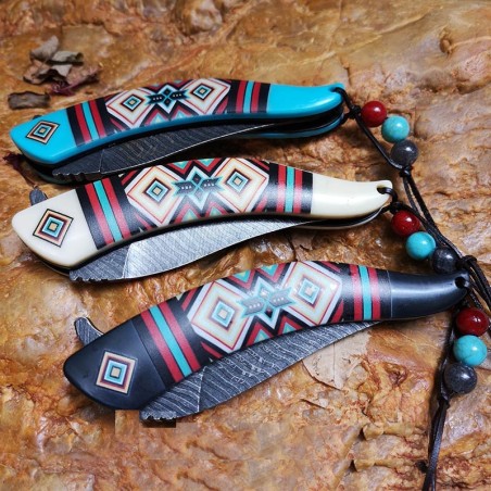 Folding pocket knife - decorative colorful handleKnives & Multitools