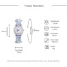 Dziecięcy zegarek kwarcowy - silikonowy pasek z jednorożcemZegarki