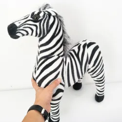 Realistyczna zebra - pluszowa zabawkaZabawki Pluszowe