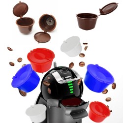 Kapsułki do kawy wielokrotnego napełniania / wielokrotnego użytku - dla Dolce Gusto - 3 sztukiFiltry Do Kawy
