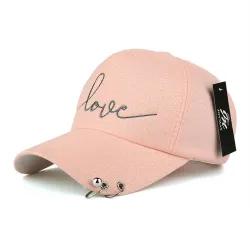 Czapka z daszkiem typu snapback - napis LoveCzapki & Kapelusze