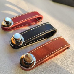 Organizer na klucze kieszonkowe EDC - etui skórzane - brelok do kluczyBreloczki Do Kluczy