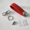Organizer na klucze kieszonkowe EDC - etui skórzane - brelok do kluczyBreloczki Do Kluczy