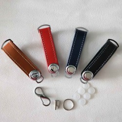 Organizer na klucze kieszonkowe EDC - etui skórzane - brelok do kluczyBreloczki Do Kluczy