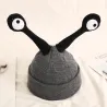 Warm knitted hat - funny long eyesHats & caps