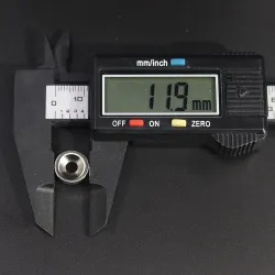 N35 - magnes neodymowy - mocny okrągły krążek - 12mm * 3mm - z otworem 4mmN35